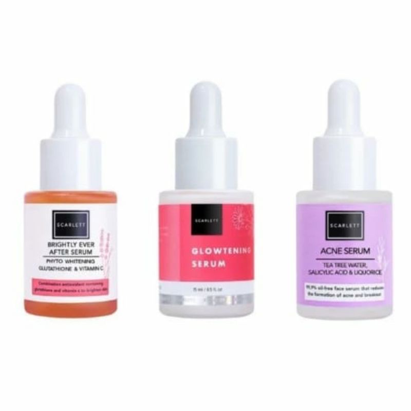 waktu pemakaian serum scarlett